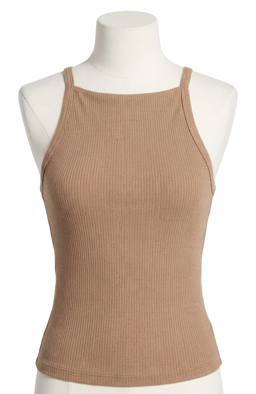 NEW FREE PEOPLE mia tank in macchiato